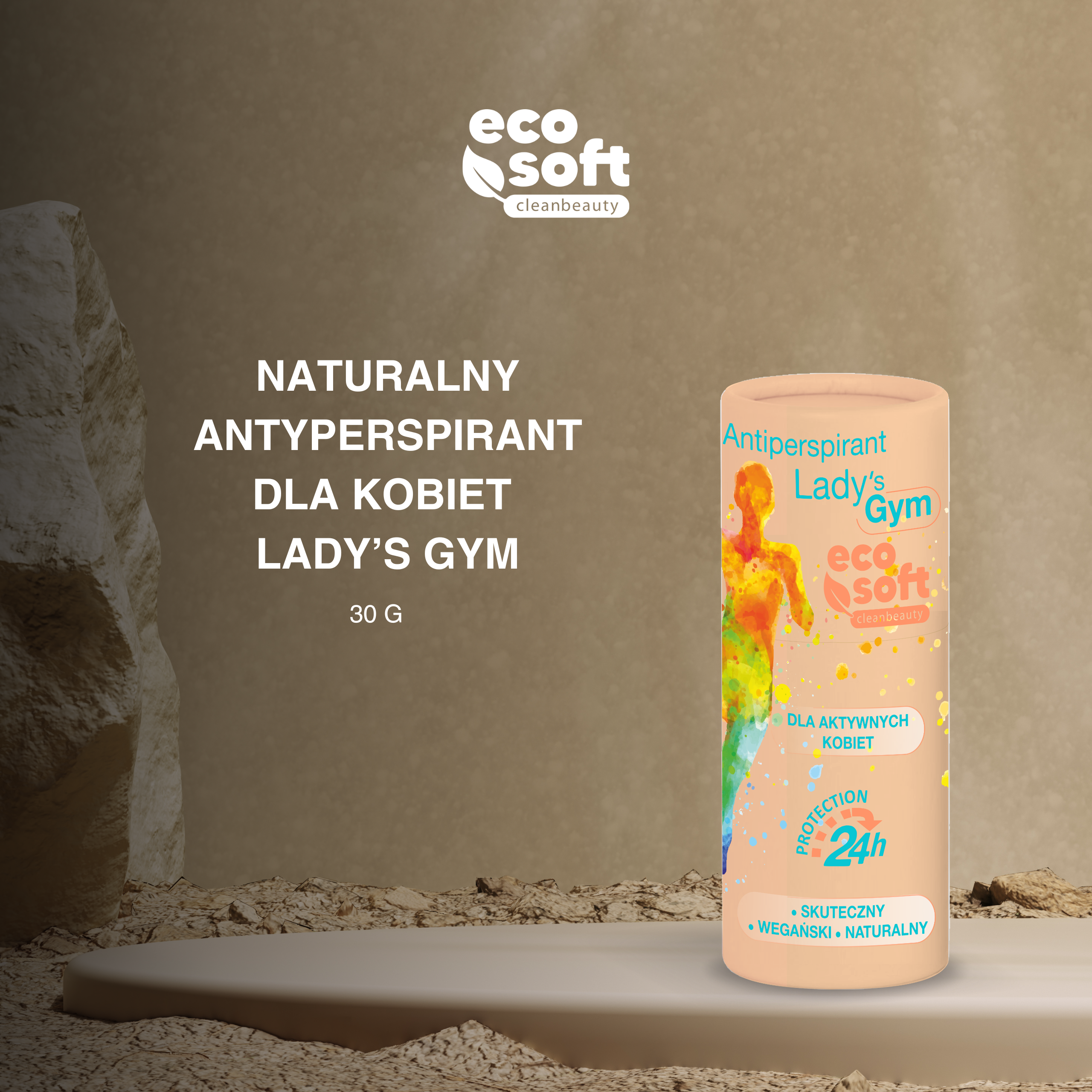 ECOSOFT Lady’s Gym antyperspirant — widok produktu